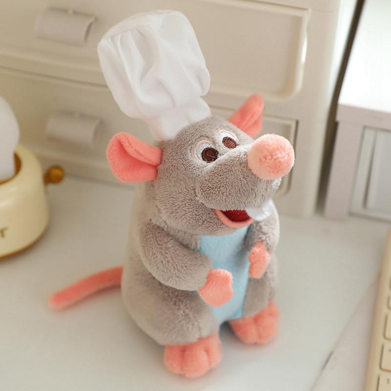 Ratatouille Mouse Plush Toy Headband Adorable Hair Accessory Stuffed Gift Doll