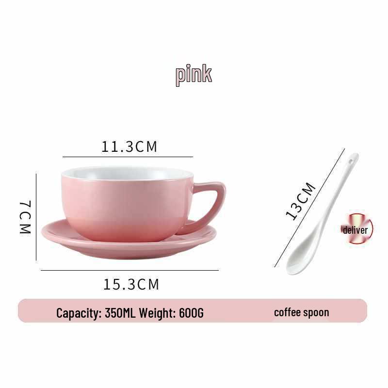 European Ceramic Coffee Set: Professional Latte Art, Cappuccino & Sawada Cups