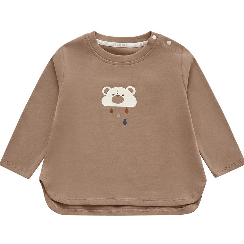 Labi Kids  Unisex Long Sleeve Crew Neck T-Shirt 100