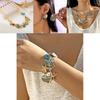 Ocean Starfish Necklace And Bracelet Set With Zinc Alloy Charm For Summer Fashion Women
