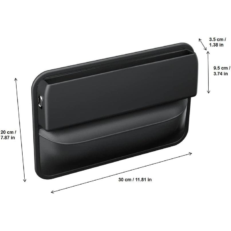 JUSHACHENGTA 2er-Pack Autositz-Lückenfüller, multifunktionaler Autositz-Organizer und -Aufbewahrung, Autozubehör, Sitze, Auto, verstellbarer Lückenfüller für