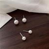 Earlobe Stud Pearl Earrings for Sleeping Without Removing The Pearl Earrings. High-end Style To Prevent Allergies. Ear Bone Stud for Women.