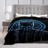 1pc Batman Neon Lights Cartoon Blanket,Portable Throw for Travel & Camping, All Season Cozy Blanket,Ideal Gift