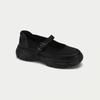 Thommcan Women S Comfort Mary Jane SneakerS Black 8tmbn25S1S Bunny02
