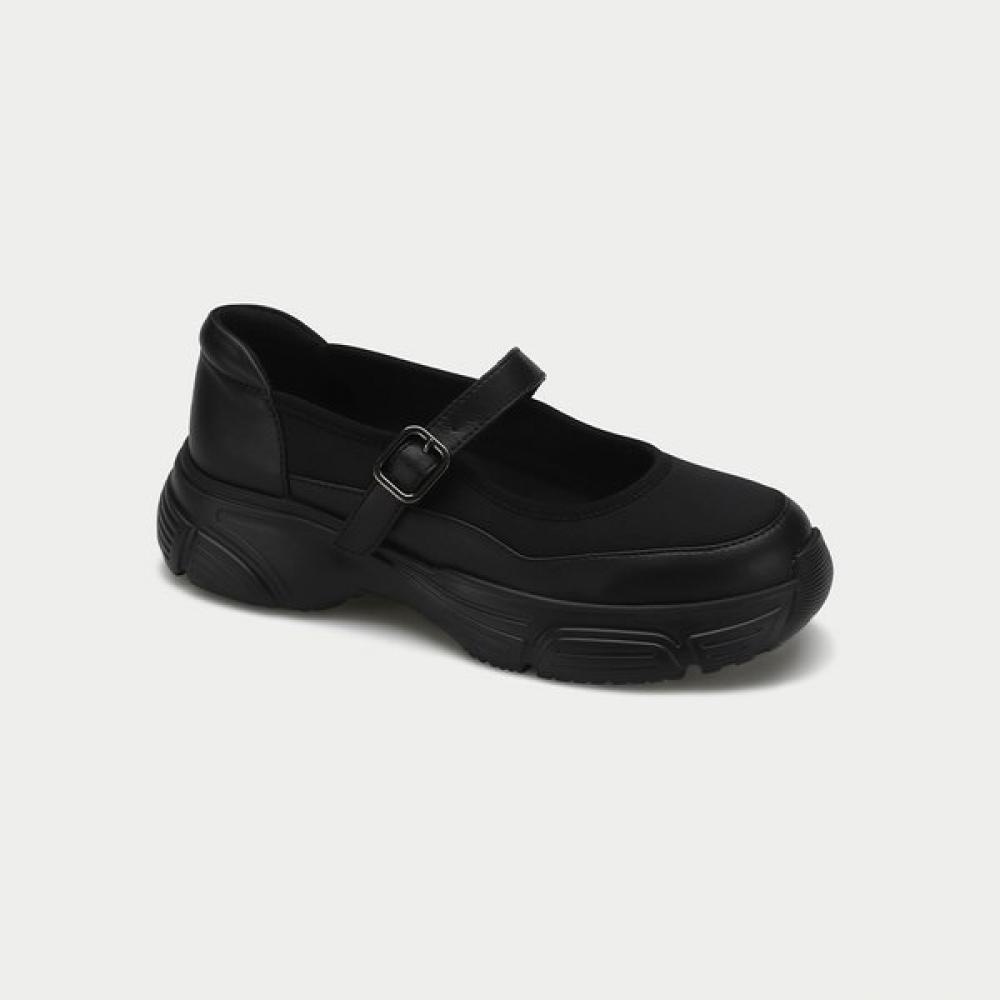 Thommcan Women S Comfort Mary Jane SneakerS Black 8tmbn25S1S Bunny02