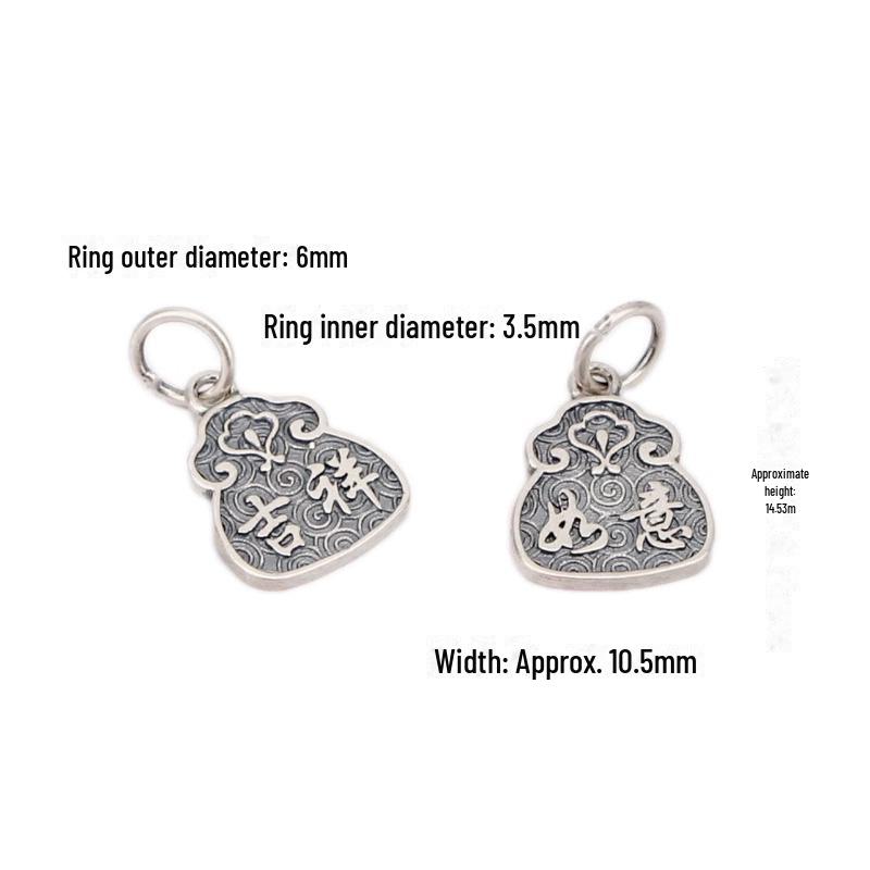 Handmade Lucky Fortune Blessing Pendant for DIY Bracelet Weaving