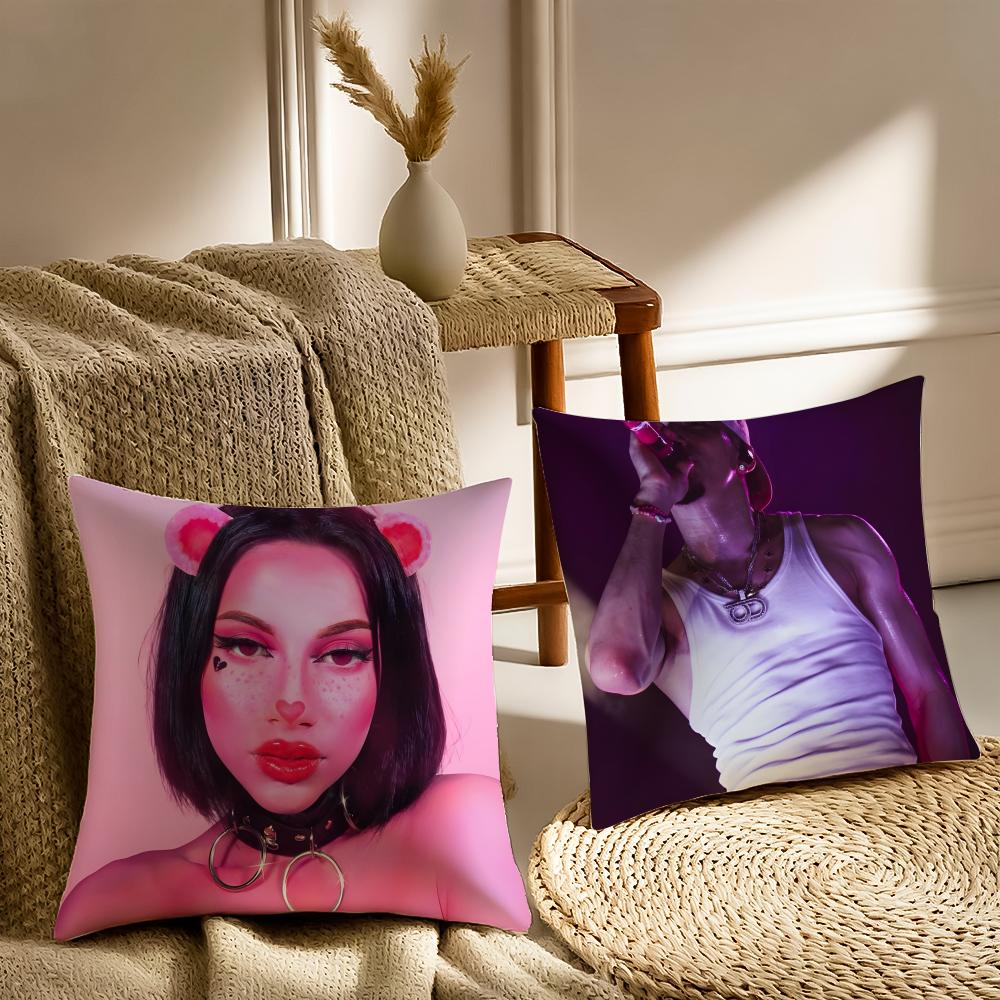 O-Omar Courtz Trendy Idol Cushion Cover Pillowcase Anti-Dustmite Living Room Sofa Decor Cushion Room