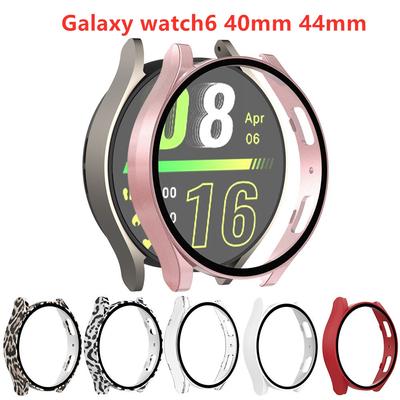 Hard Edge Shell pro Samsung Galaxy Watch6 40mm 44mm ochranný kryt Ochranný kryt z tvrzené fólie pro Galaxy Watch 6 44 40mm Watch Příslušenství
