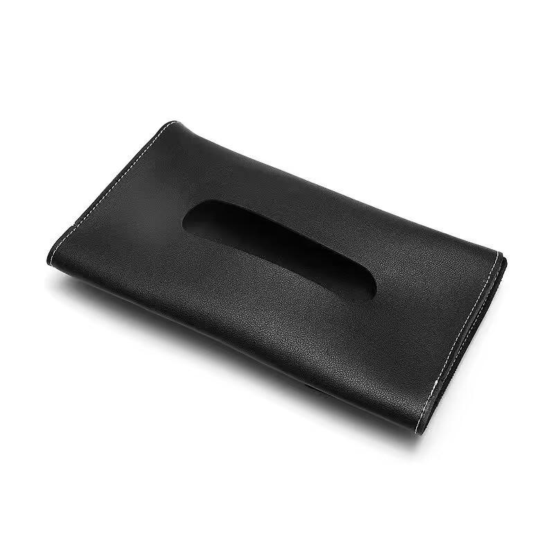 Leather Car Tissue Box for Seat Back & Sun Visor