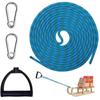 Wasserskiseil mit Griff Nylon-Schleppseil Schlittenwagen Zugseil für Wakeboard Kneeboard Snowboard Ausrüstung Langlebig