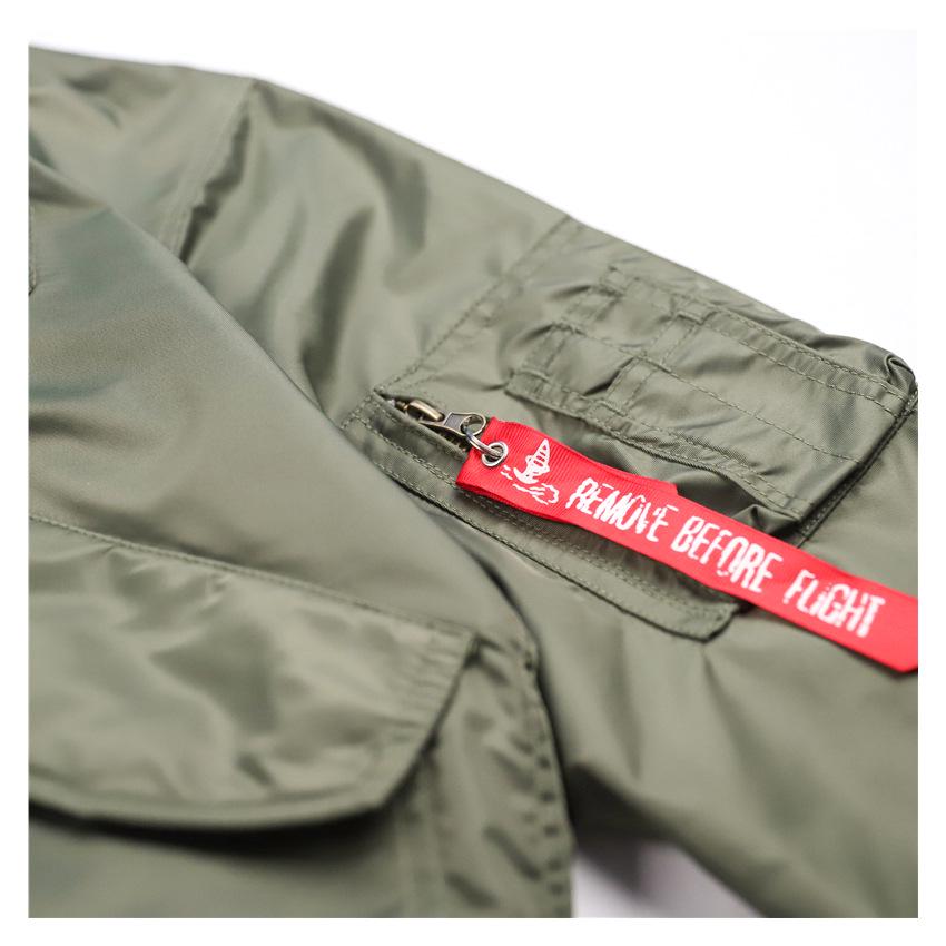 Normanlong CWU-45P Pilot Jacket: Trendy Men's Spring/Autumn Military-Style Baseball Uniform Waistcoat