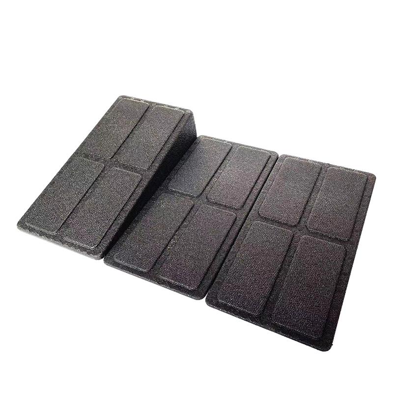 Bloc de pană pentru ghemuit, 3 buc. Rampă de ghemuit, reglabilă, anti-alunecare.