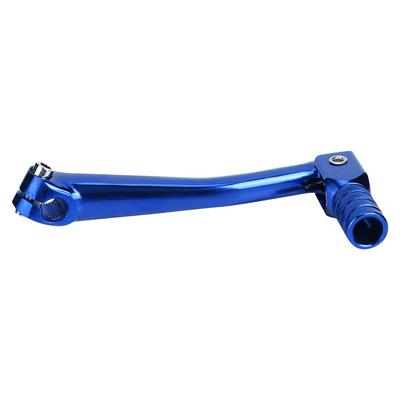 Universal Motorcycle Shift Pedal Shift Lever Motorcycle Modification Accessories Aluminum Alloy Mounting Hole 11-14mm Anti-Slip 150x65mm (Blue)