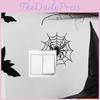 Spider Pvc Halloween Wall Decal Art Sticker For Home Office And Decoration Room