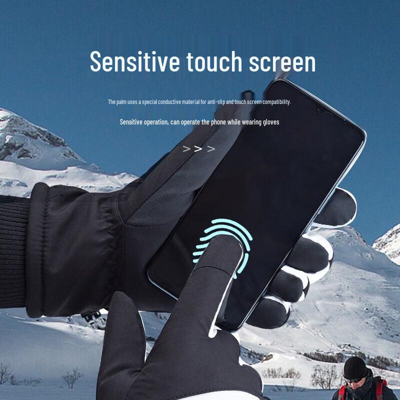 Yu Lan Shan Winter Warm Cotton Ski Gloves