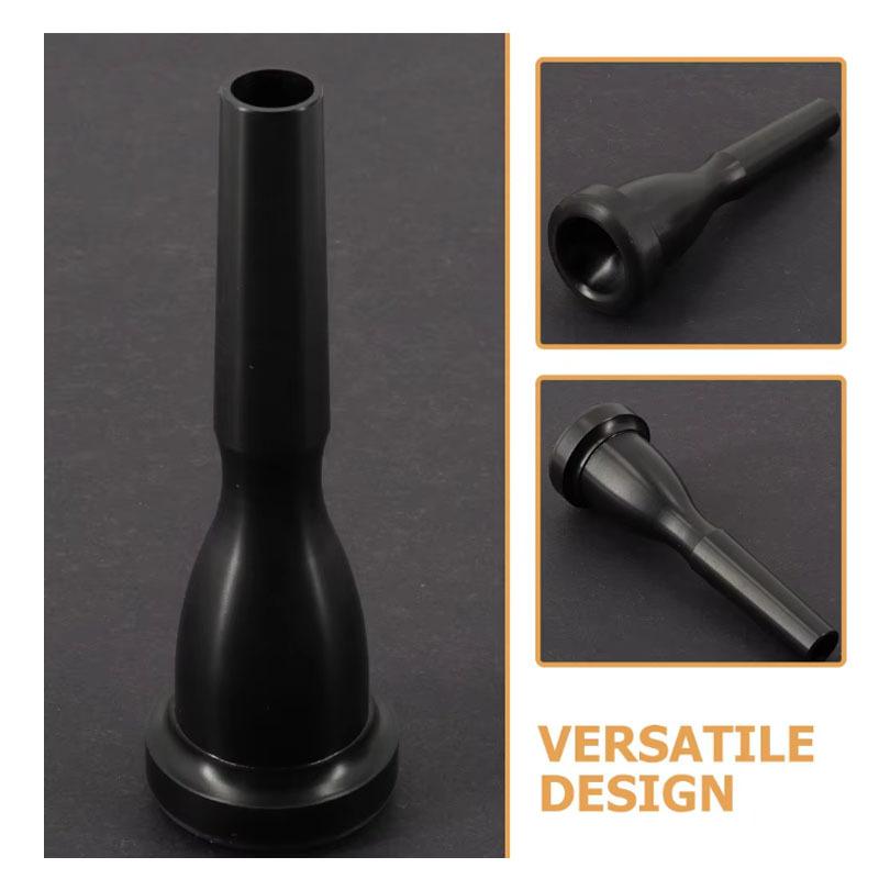 Plastic Trumpet Mouthpiece 27x10mm Black Trumpet Accessory Durable Trumpet Mouthpiece Music Accessories