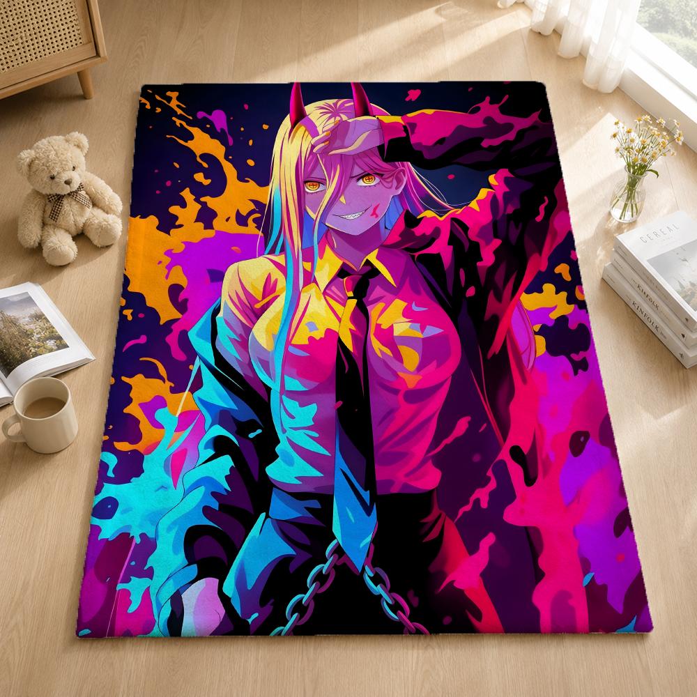 Anime C-Chainsawman Throw Blankets Soft Warm Flannel Blanket Bedding For Bed Living Room Home Sofa