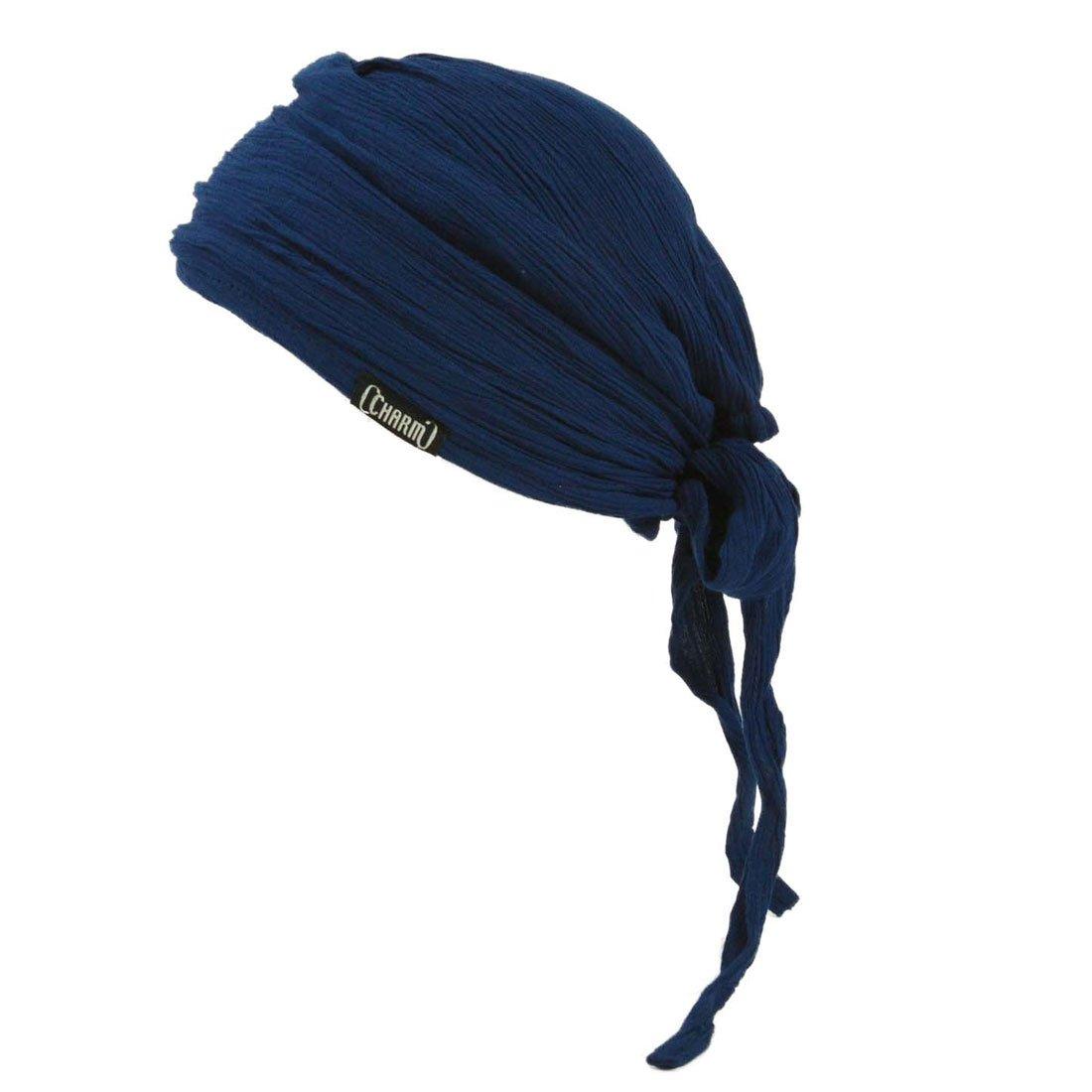 

CHARM Turban Watch [Free Size/Braun] Shirring Bandana Cap Hat Men Women