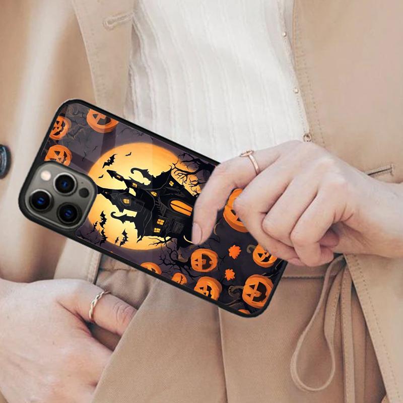 October Halloween Spooky Ghost Magnetic Phone Case For APPLE iPhone 17 Air 16 14 13 12 Pro Max 15 Plus Wireless MagSafe Cover