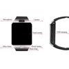 Digital Touch Screen Smart Watch DZ09 Q18 Bracelet Camera Bluetooth WristWatch SIM Card Smartwatch Ios Android Phones Support