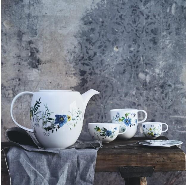 Gedeck Rosenthal Brillance Bone China Alpenblumen, 6-teilig (10530-405108-28597)