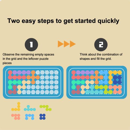 Kids Educational Puzzle Toy with Timer Hand-Eye Coordination Logic Training Puzzle Challenge Board Game Toddler Brain Teaser Puzzle Game Box