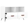 Vidaxl Szafka Pod Tv, Biała, Wysoki Połysk, 80X36X50 Cm