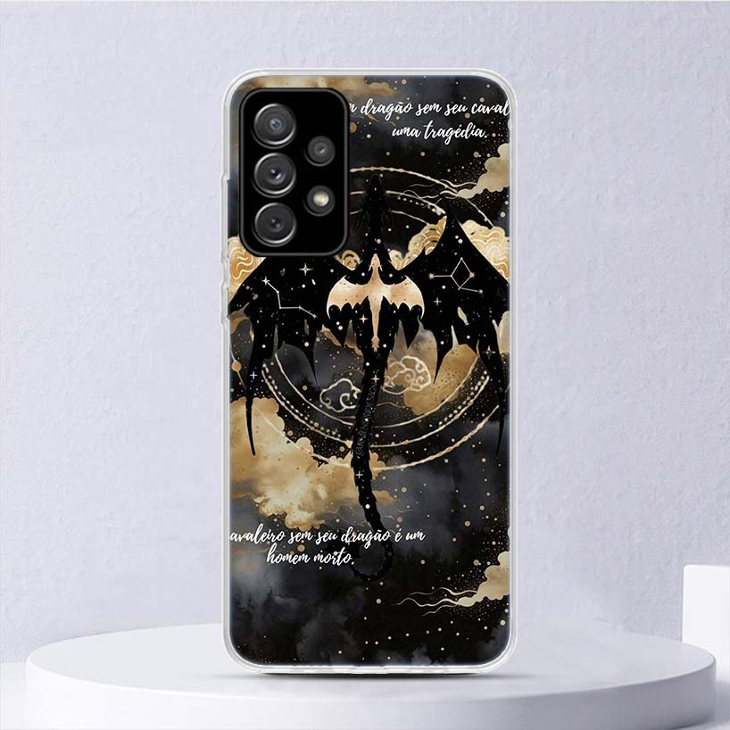 

F-Fourth W-Wing Dragon Soft Case For Samsung Galaxy A52 A42 A32 A22 A12 A02S Phone Cover A50 A51 A70 A71 A41 A31 A21S A40 A30 A2 Samsung A22 4G