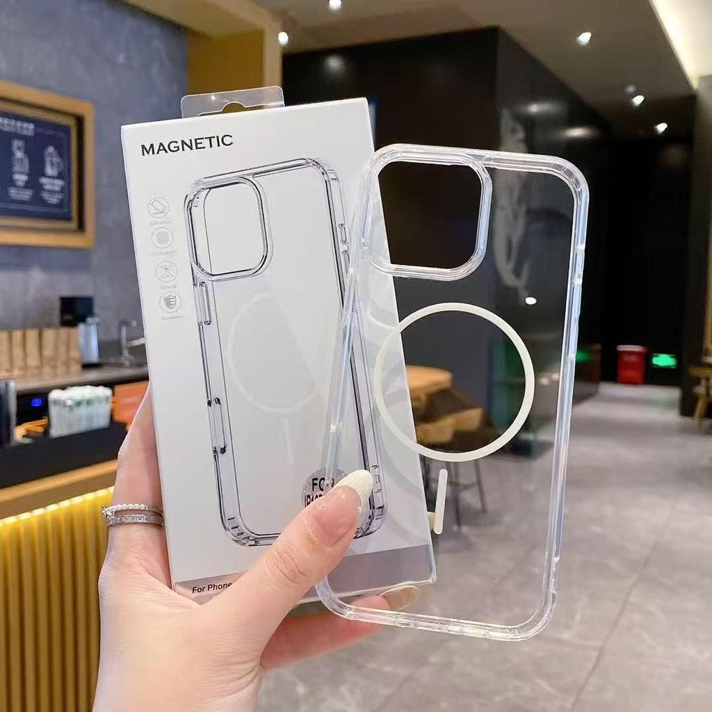 Samsung S25EDGE/S24ULTRA Magnetic Transparent Acrylic Phone Case