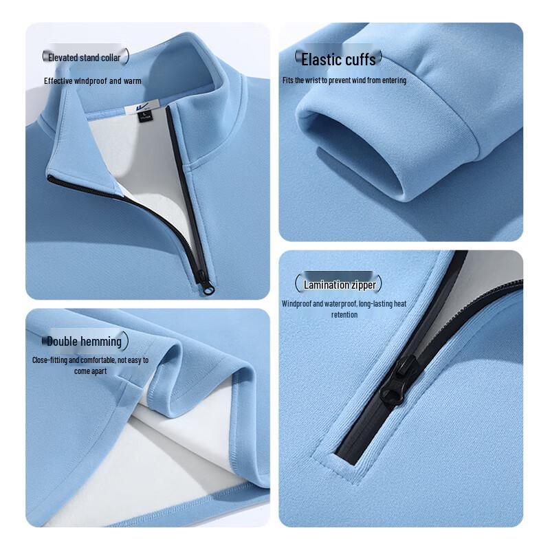 Warrior Men's Winter Thermal Stand Collar T-Shirt