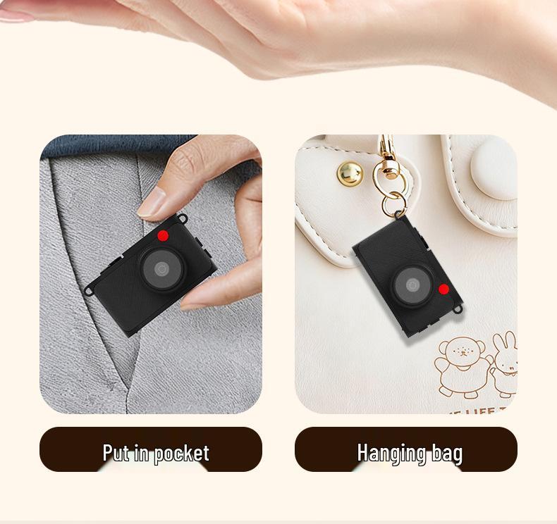 Portable Retro Mini Thumb Camera for Students - Standard Definition with Screen for Photo and Video.