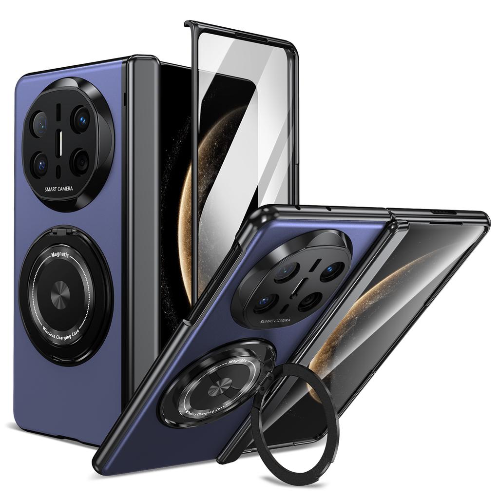 2700 Gass Strong Magnetic 360 Stand Ring Case for Huawei Mate X5 X6 XT Ultimate- Metal Hinge Protection with Screen Protector