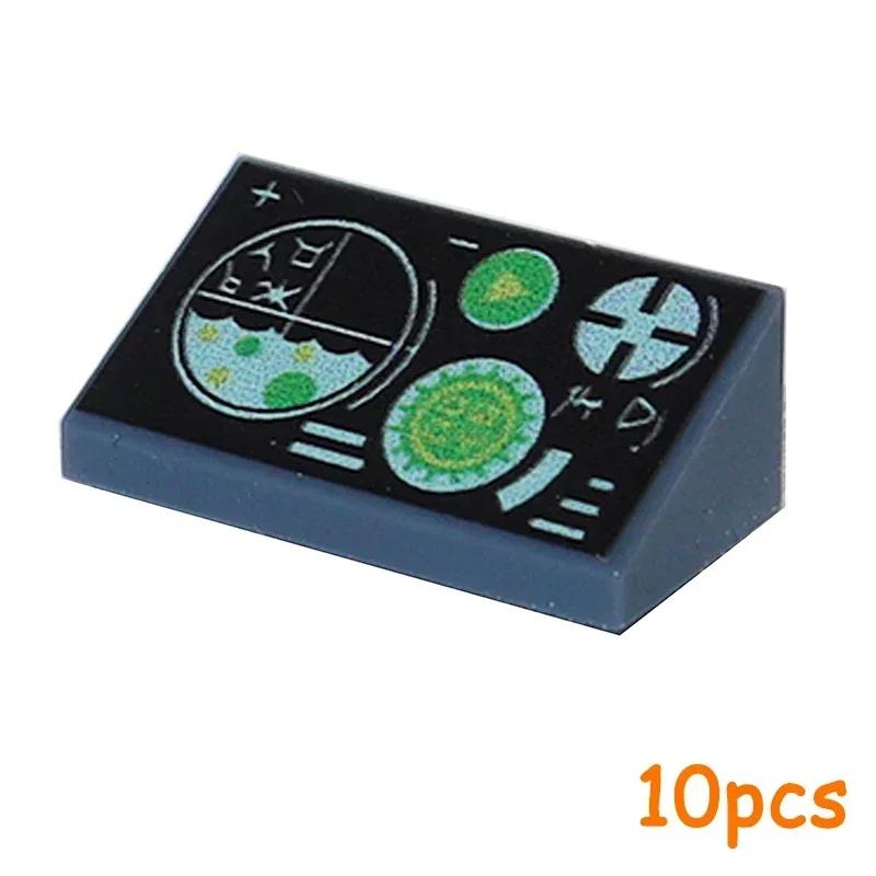 Non-Toxic Moc Printed Gauges Controls Center Radar Screen Keypad Letters Numbers Food Wood Grain Gold Silver Bricks Dollar Building Blocks
