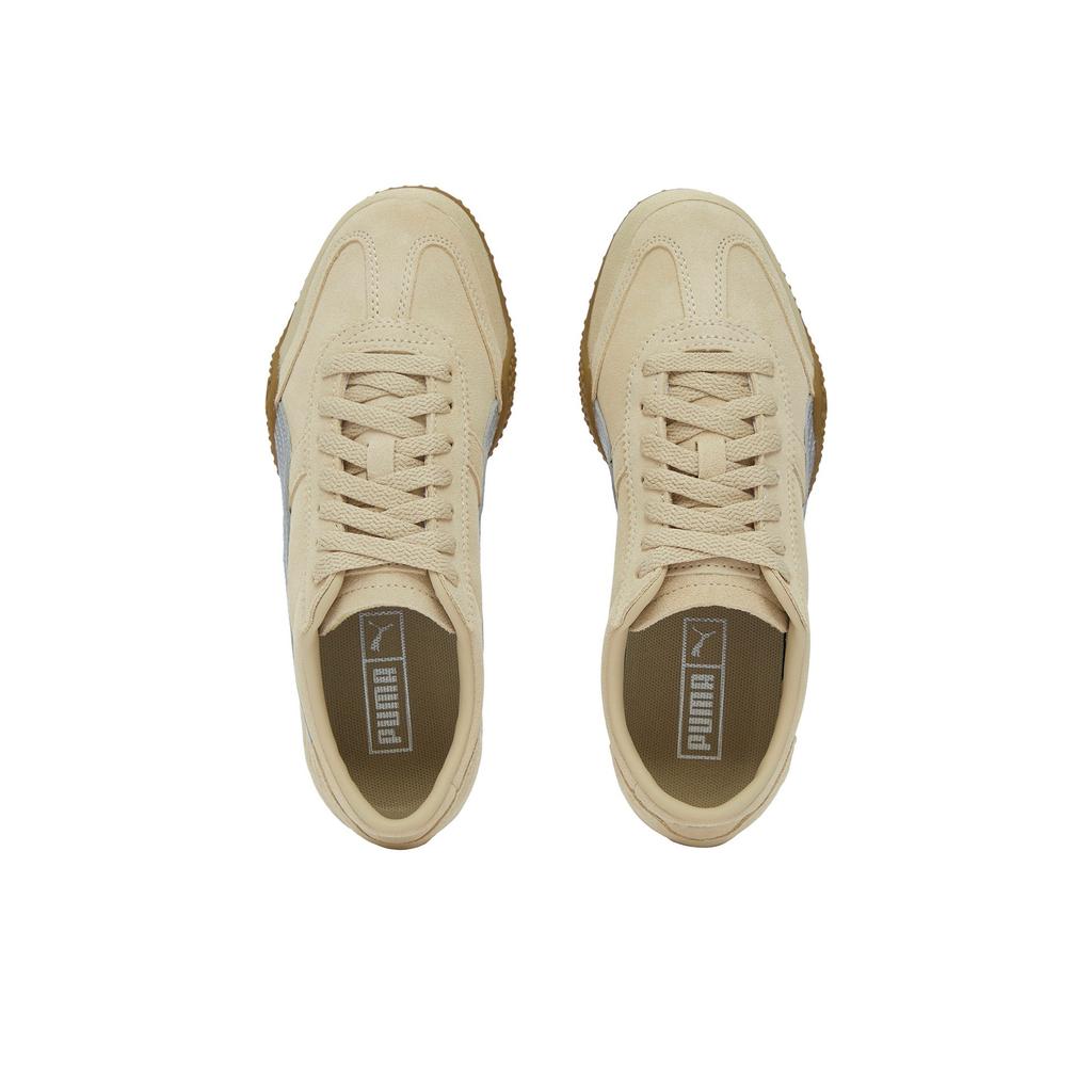 Puma Bella Ut Pelle Scamosciata Moda Versatili Scarpe Basse Sneakers Unisex Kaki 402980-02