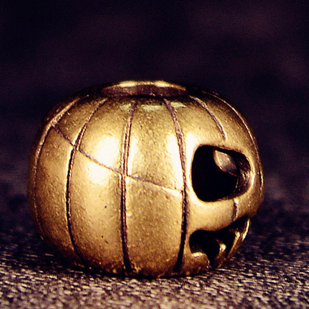Brass Halloween Pumpkin Keychain Charm Durable Outdoor Gear Accessory For EDC Enthusiasts And Camping Essentials