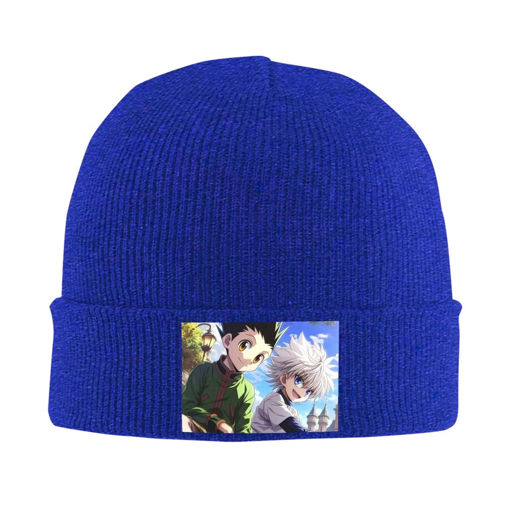 Cartoon Anime Hunter x Hunter Warm Knitted Cap Winter Knit Bonnet Hat Skullies Beanies Hip Hop Caps for Unisex