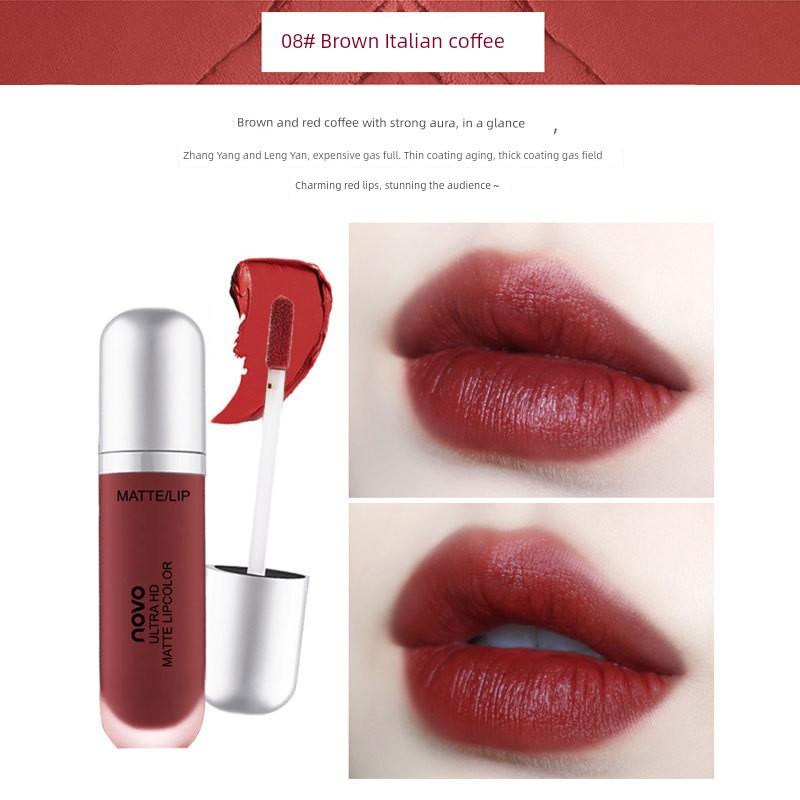 French Lip Gloss Lipstick, Waterproof, Long-Lasting, Non-Fading, Non-Stick, Matte Velvet, Whitening, Genuine Product