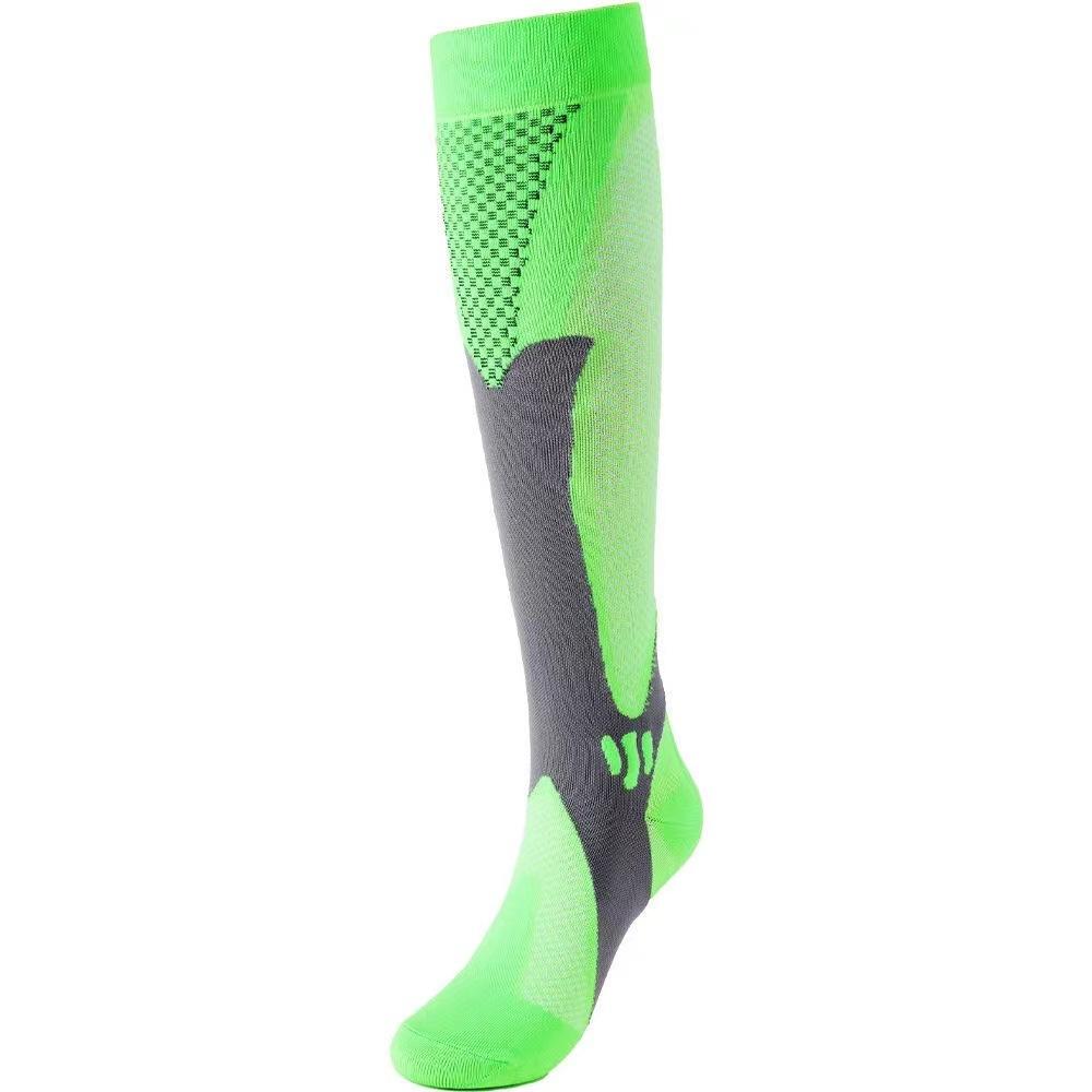 

Носки для занятий спортом на открытом воздухе Носки для велоспорта Летние спортивные дышащие носки с компрессией Эластичные компрессионные носки Мужские носки Баскетбольные носки S-M зелёный