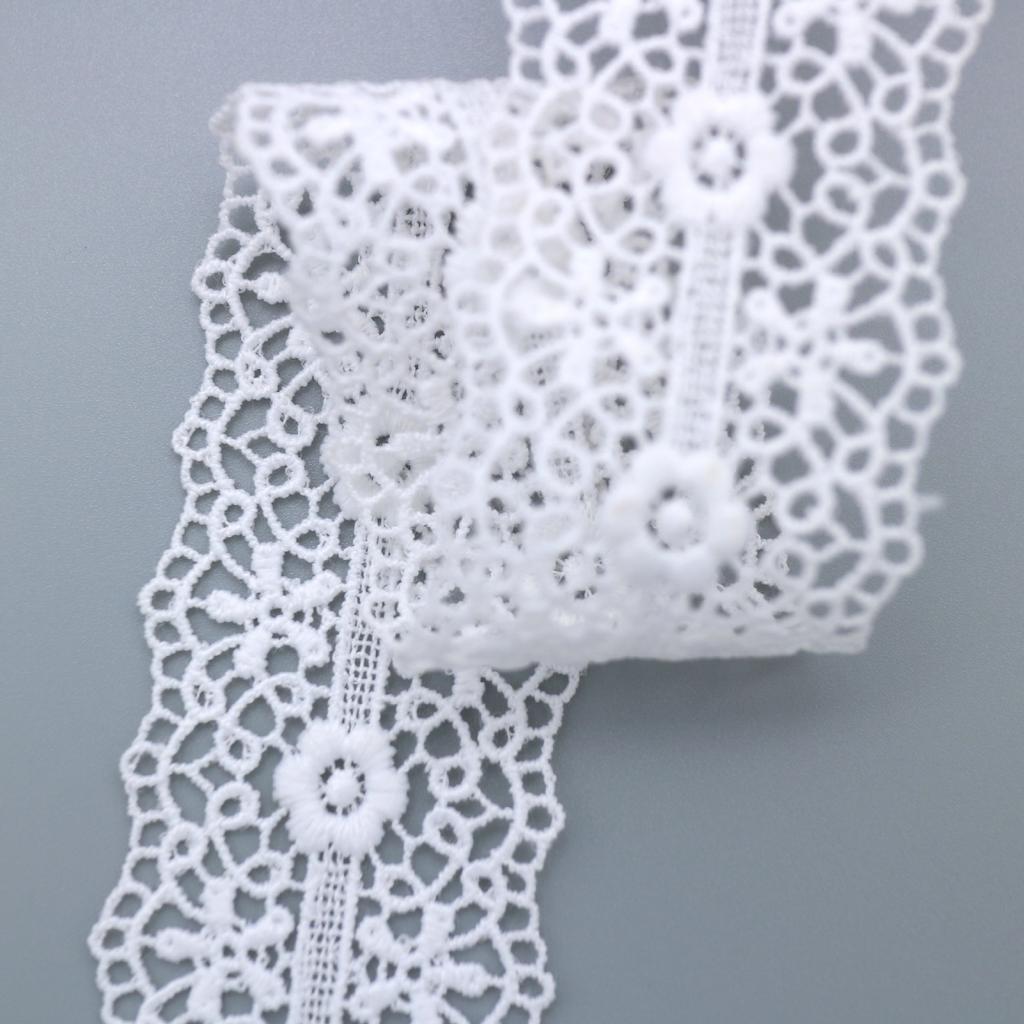 Milk Silk Water-Soluble Barcode Lace Wedding Dress Accessories, Hollow Embroidery Lace Women'S Clothing Accessories