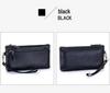 Women's Large Capacity Cowhide Clutch Wallet with Phone Storage
