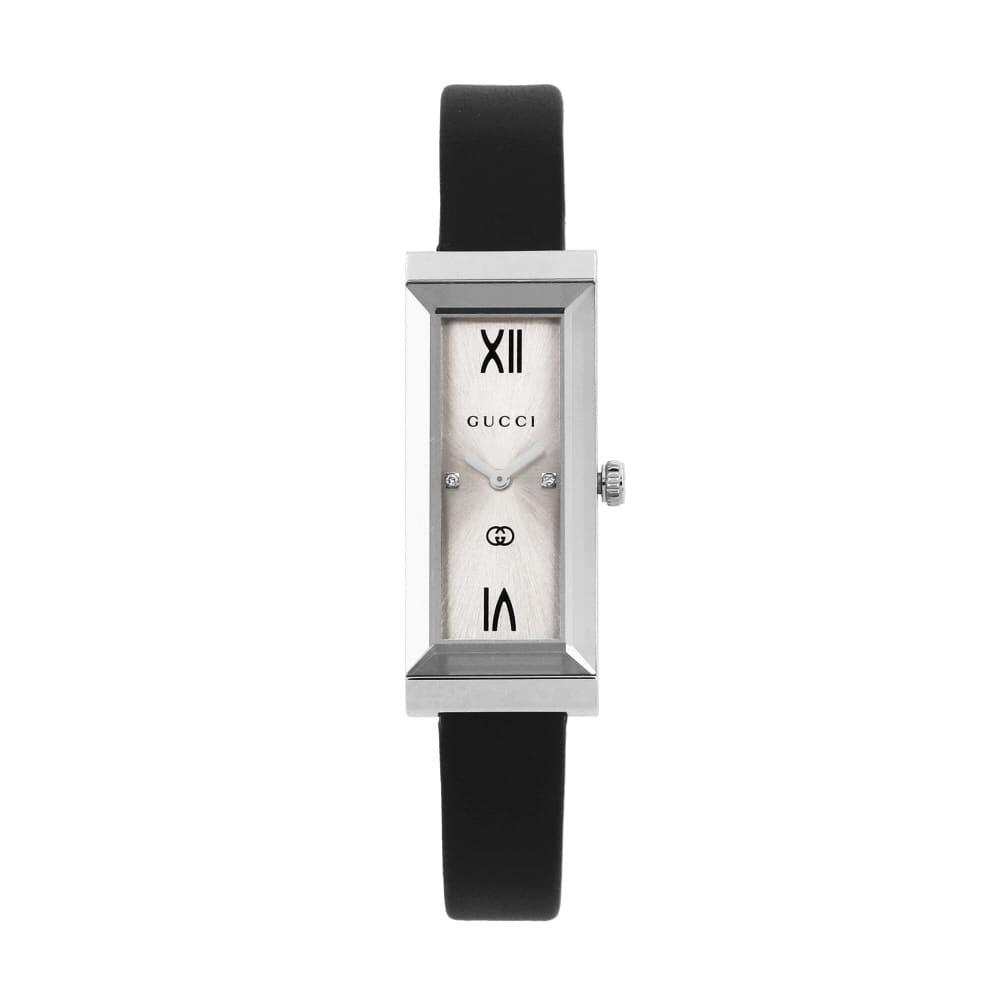 

Gucci Ya127515 817096 Ieca0 G Frame Diamond Women S Leather Watch YA127515