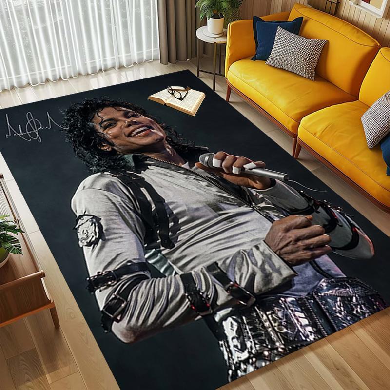 Michael Jackson Collage Living Room Nonslip Area Rug Soft Carpet For Bedroom Gameoom Playroom Sofa Office Home Decor Doormat