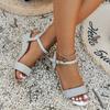 Fashion Women Fashion Platform Sandals Summer New Round Head Open-toe Sandals Temperament Wedge High Heels Shoes Women Zapatos De Mujer