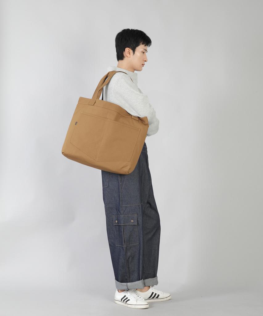 Saintcrew Pentagon Pocket Big Size Eco Bag Pp-108 Camel