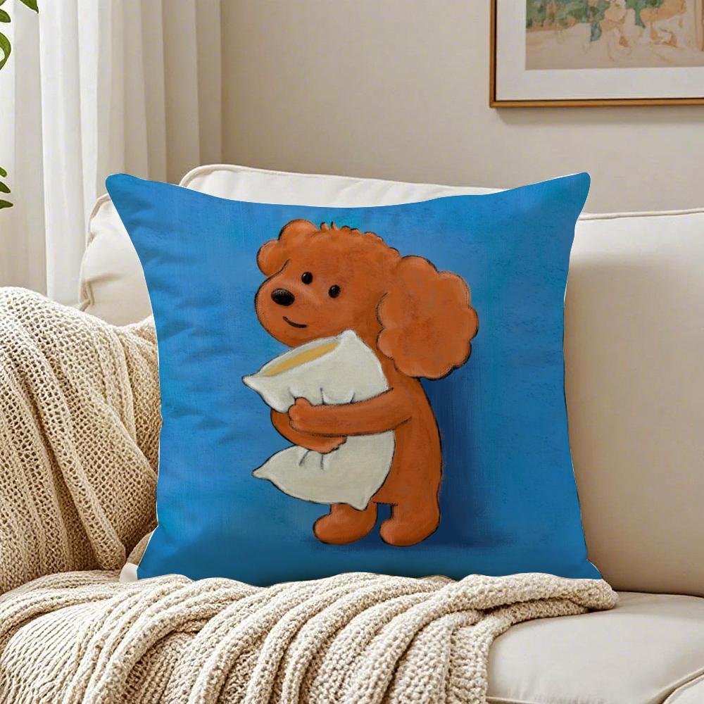 EEteecyS Print Cushion Cover Pillowcase Antidustmite living Room Sofa Decor Cushion Room