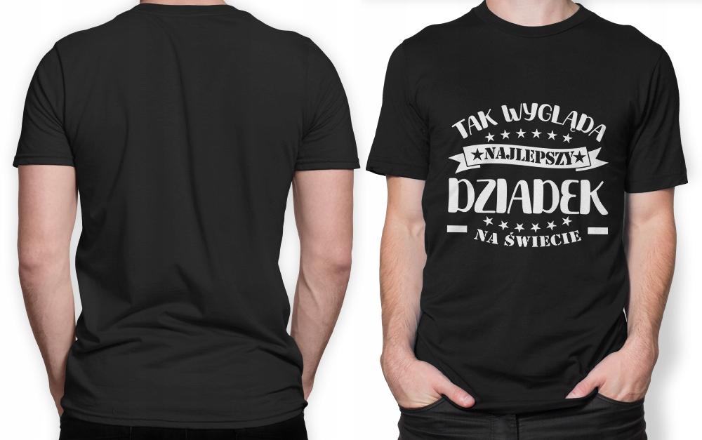 Koszulka prezent na DZIEŃ DZIADKA TAK WYGLĄDA NAJLEPSZY DZIADEK roz. XXL
