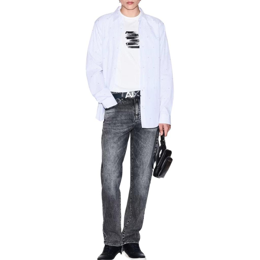 Armani Exchange monogram shirt XM000719-AF13206-F0057