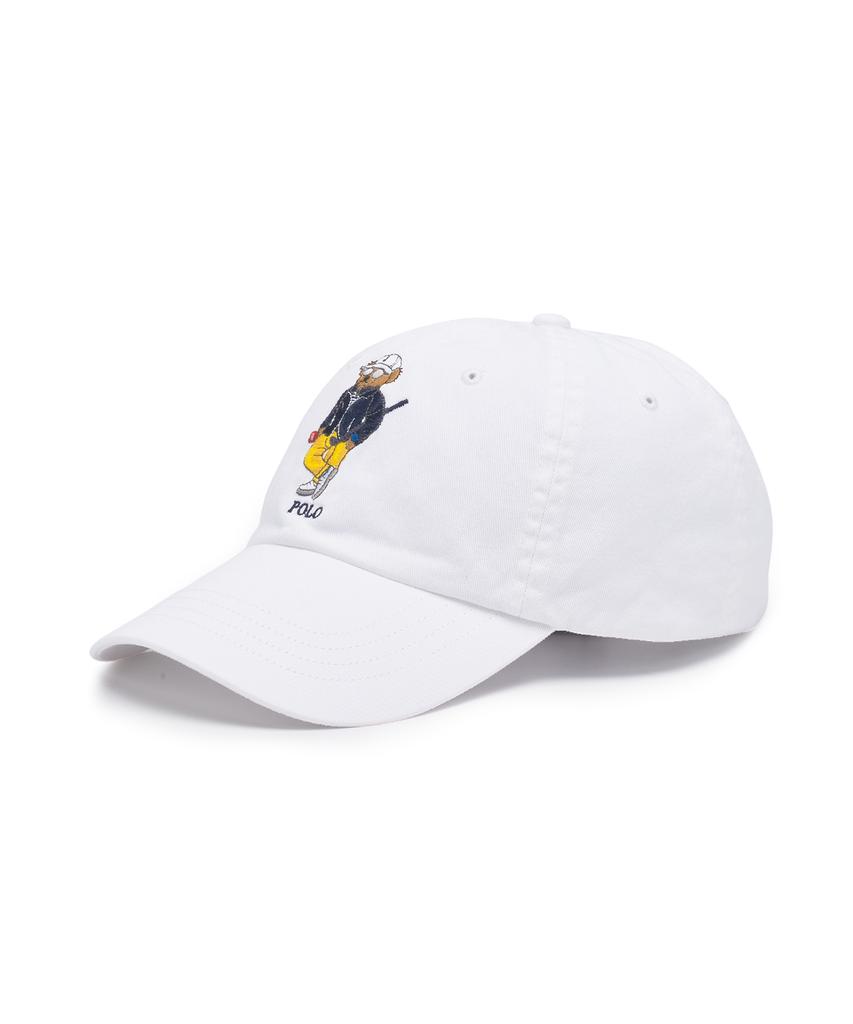 Pollolalpeulolengolpeu Polo Bear Twill Ball Cap - White