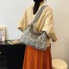 Stylish Vintage Summer 2024 Large Capacity Tote Bag Versatile Crossbody Bag In Brown Green Blue Yellow