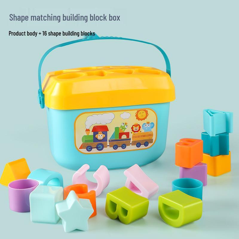 

Shape & Letter Matching Puzzle for Toddlers: Portable Educational Building Blocks for Early Learning (Ages 1-3)